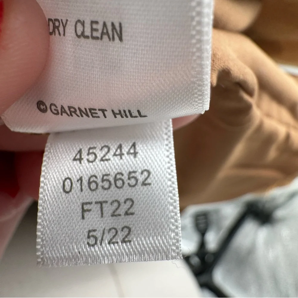 Garnet Hill Knit Relaxed Blazer Size 0